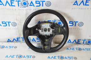 Steering wheel naked Tesla Model 3 18- leather black without heating, scratches