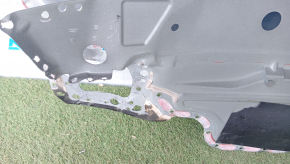 Rear panel Audi A4 B9 17-25 2 parts, black