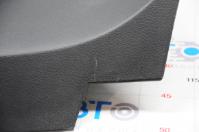 Driver's knee pad Nissan Rogue 14-20 black, type 1, broken crepe, scratches