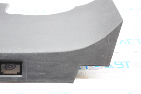 Driver's knee pad Nissan Rogue 14-20 black, type 3, broken crepe, scratches