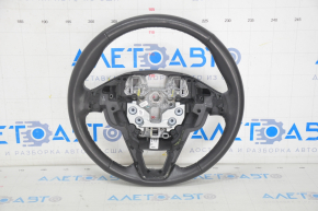 Naked steering wheel Ford Fusion mk5 13-20 black leather, scratch