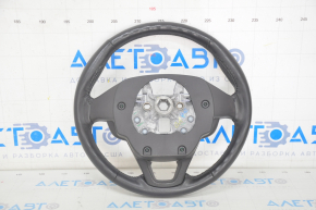 Naked steering wheel Ford Fusion mk5 13-20 black leather, scratch