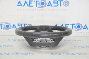 Naked steering wheel Ford Fusion mk5 13-20 black leather, scratch