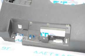 Driver's knee pad Nissan Rogue 14-20 black, type 2 broken fastener, missing plug, scratches