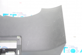 Driver's knee pad Nissan Rogue 14-20 black, type 2 broken fastener, missing plug, scratches