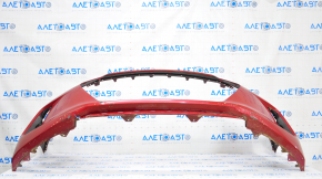 Front bumper bare Hyundai Elantra AD 17-18 prerest red, scratches, cracked