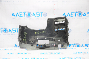Driver's knee pad Nissan Rogue 14-20 black, type 2 missing plug, scratches