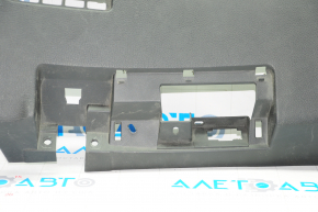 Driver's knee pad Nissan Rogue 14-20 black, type 2 missing plug, scratches