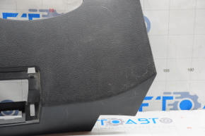 Driver's knee pad Nissan Rogue 14-20 black, type 2 missing plug, scratches