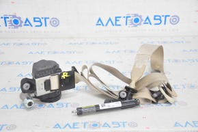 Driver's seat belt Ford Fusion mk5 13-16 beige, shot, for dry cleaning
