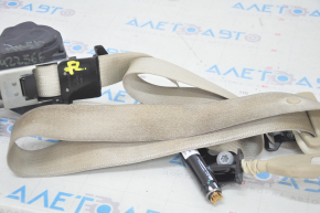 Driver's seat belt Ford Fusion mk5 13-16 beige, shot, for dry cleaning