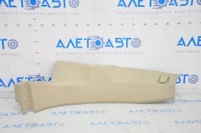 Rear pillar trim lower left Ford Fusion mk5 13-20 beige, broken crepe, whitened plastic