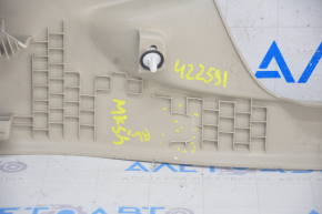 Door sill trim rear left Ford Fusion mk5 13-20 beige, plastic turned white, broken fastener
