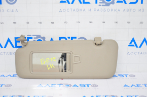 Left visor Hyundai Elantra AD 17-20 beige