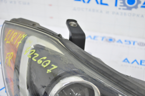 Headlight front right bare Hyundai Elantra AD 17-18 prerest, halogen, for polishing