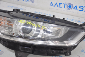 Headlight front right Ford Fusion mk5 13-16 sand, micro-cracks on glass