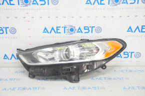 Headlight front left Ford Fusion mk5 13-16 sand, micro-cracks on glass