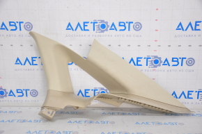 Upper right rear pillar trim Ford Fusion mk5 13-16 beige, plastic turned white