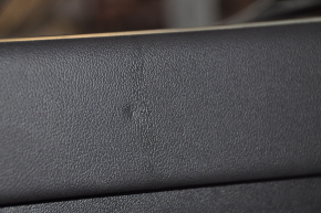Central console armrest and cup holders Tesla Model 3 18-20 leather black, glossy overlays, bumpers, without wiring