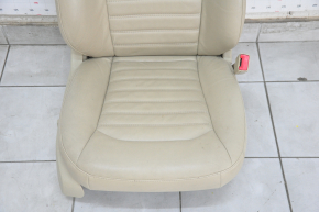 Passenger seat Ford Fusion mk5 13-16 with airbag, electric, beige leather, heated