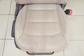 Passenger seat Hyundai Elantra AD 17-18 with airbag, beige leather, dry-cleanable