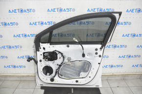 Door assembly front right Ford Fusion mk5 13-20 hybrid, white UG, butt, air in the overlay, scratches on the glass