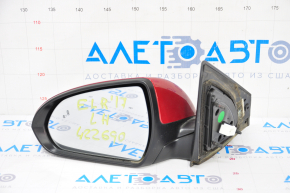 Side mirror left Hyundai Elantra AD 17-20 8 pins, BSM, turn signal, heated, red