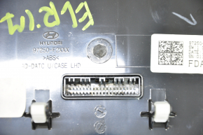 Climate control Hyundai Elantra AD 17-18 auto, chrome chipped, crepe broken, scratch