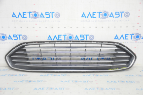 Radiator grille complete with frame Ford Fusion mk5 13-16 chrome, sand, broken fasteners