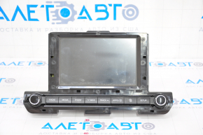Monitor, display Hyundai Elantra AD 17-18 large display, useful chrome