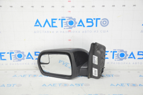 Side mirror left Ford Edge 15-18 11 pins, black, heated, turn signal, scratch
