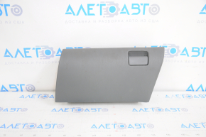 Glove box, glove compartment Toyota Prius V 12-14 upper dark gray, broken fasteners, scratch, scuffed