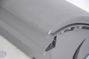 Glove box, glove compartment Toyota Prius V 12-14 upper dark gray, broken fasteners, scratch, scuffed
