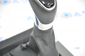 Gear knob Hyundai Elantra AD 17-20 black rubber, scratches on the handle, pad under heated seats