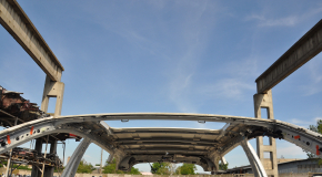 Metal roof Toyota Highlander 14-19 under the hatch, on the body