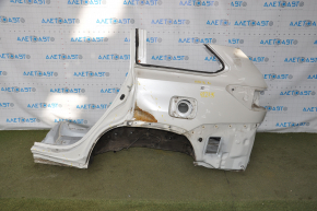 Quarter wing rear left Toyota Highlander 14-19 without BSM white, dented