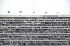 Lexus IS200 IS300 99-05 air conditioner condenser radiator is dented
