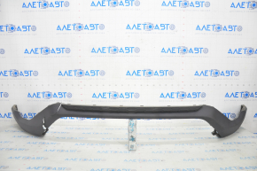 Lower lip of the front bumper Ford Edge 15-18 prerest, structure, fractures