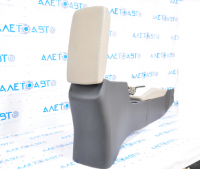 Central console armrest and cup holders Hyundai Elantra AD 17-18 black with beige