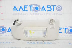 Left visor Ford Edge 15 - gray, with control