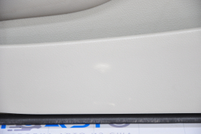 Door trim card front right Toyota Camry v40 beige leather, wood trim, scratches, plastic turned white