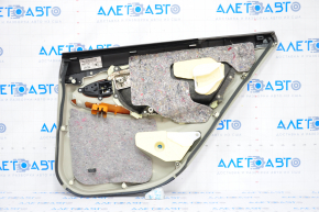 Door trim card rear left Toyota Camry v40 beige leather, wood trim