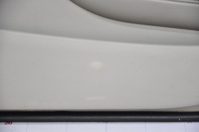 Door trim card front left Toyota Camry v40 beige leather, wood trim, whitened plastic