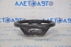 Naked steering wheel Ford Edge 15 - black leather, no heating, scratches