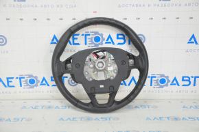 Naked steering wheel Ford Edge 15 - black leather, no heating, scratches