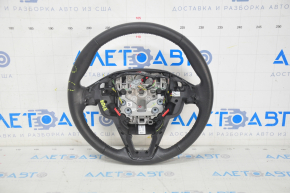 Naked steering wheel Ford Edge 15 - black leather, no heating, scratches