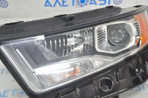 Headlight front left bare Ford Edge 15-18 dorest halogen, sand