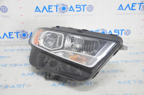 Headlight front right bare Ford Edge 15-18 dorest halogen, sand