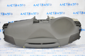 Torpedo front panel with AIRBAG Toyota Camry v40 brown with beige overlays