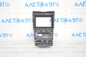 Radio and climate control panel Ford Edge 15-18 SONY, auto, dual zone with heating